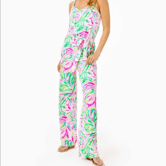 Lilly Pulitzer Pants - Lilly Pulitzer Arabelle Jumpsuit size medium NWT